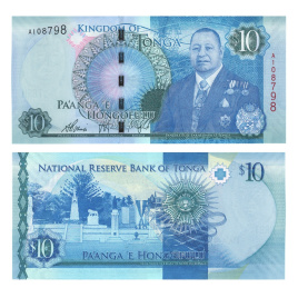 Тонга 10 паанга 2015 год