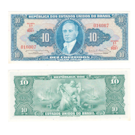 Бразилия 10 крузейро 1961 год