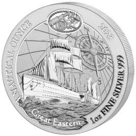 Морская унция "Корабль Грейт Истерн" - Руанда, 2023 год