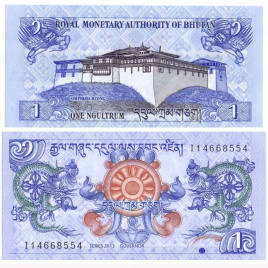 Бутан 1 нгултрум 2013 год
