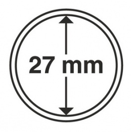 Капсула для монет диаметром 27 мм - Leuchtturm