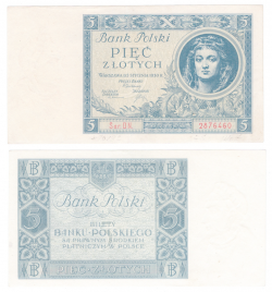 Польша 5 злотых 1930 год