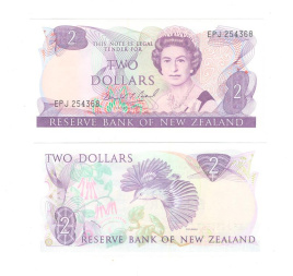Новая Зеландия 2 доллара 1981 год