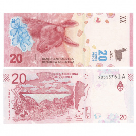 Аргентина 20 песо 2017 (Лама)