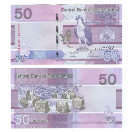 Гамбия 50 даласи 2019-2023 гг