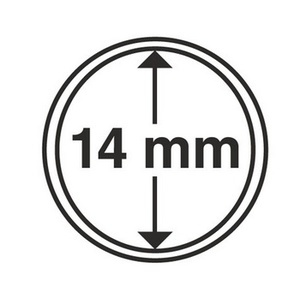 Капсула для монет диаметром 14 мм - Leuchtturm фото 1