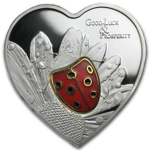 Божья коровка - Удача и процветание, 5 долларов, Палау фото 1