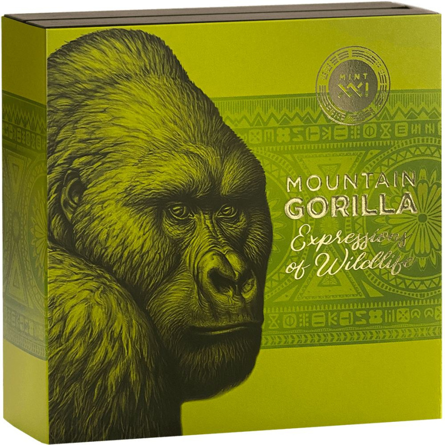 Горная горилла Expressions of Wildlife - 2oz, Камерун, 2021 год фото 5