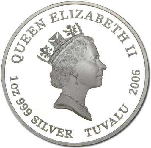 Красноспинный паук, серия DANGER - Тувалу, 2006 год фото 2