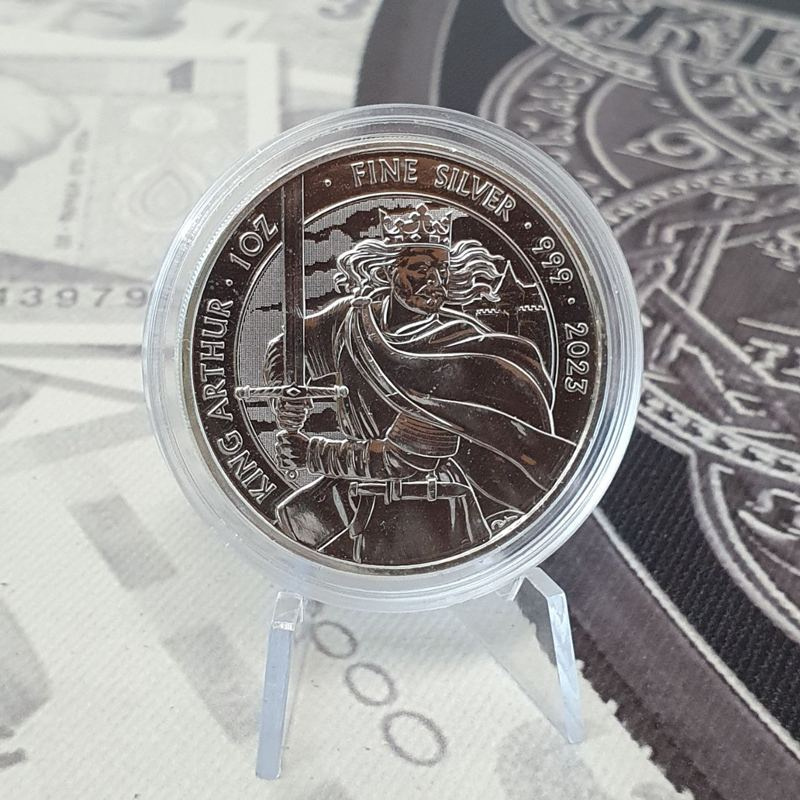 Король Артур, серия "Мифы и легенды" - Англия, 2 фунта, 2023 год фото 3