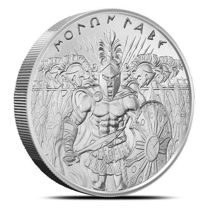 INTAGLIO MINT 2oz - Molon Labe (молон лабе) тип 2 фото 1