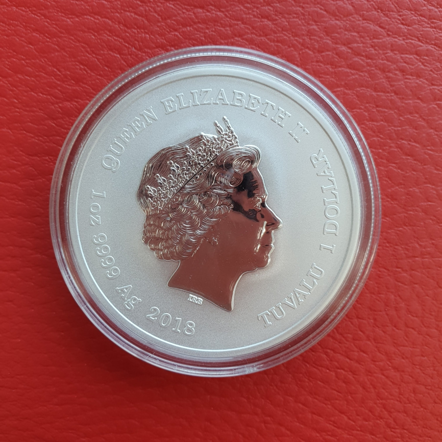 IRONMAN (Железный человек) серия MARVEL - 1 доллар, Тувалу, 2018 год фото 3