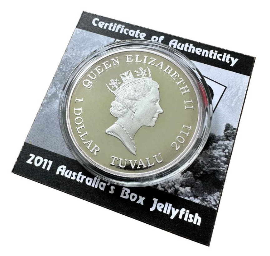 Медуза, серия DANGER - Тувалу, 2011 год фото 4