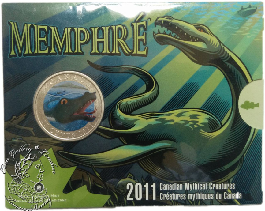Мемфре, Мифические существа Канады (блистер) - 25 центов, 2011 год фото 2