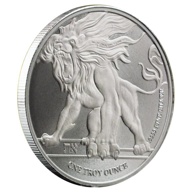 Лев, 2 доллара, о.Ниуэ, 2018 год фото 2