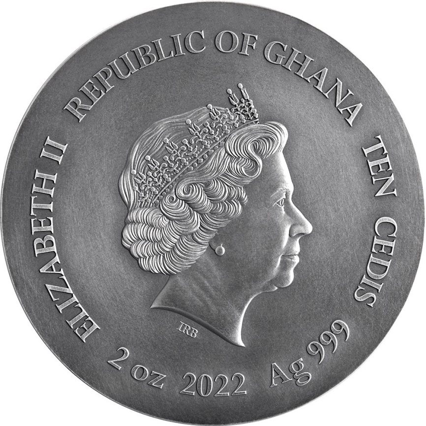 "Американский орел" Дикая жизнь в лунном свете - 2oz Antique finish, золочение фото 2