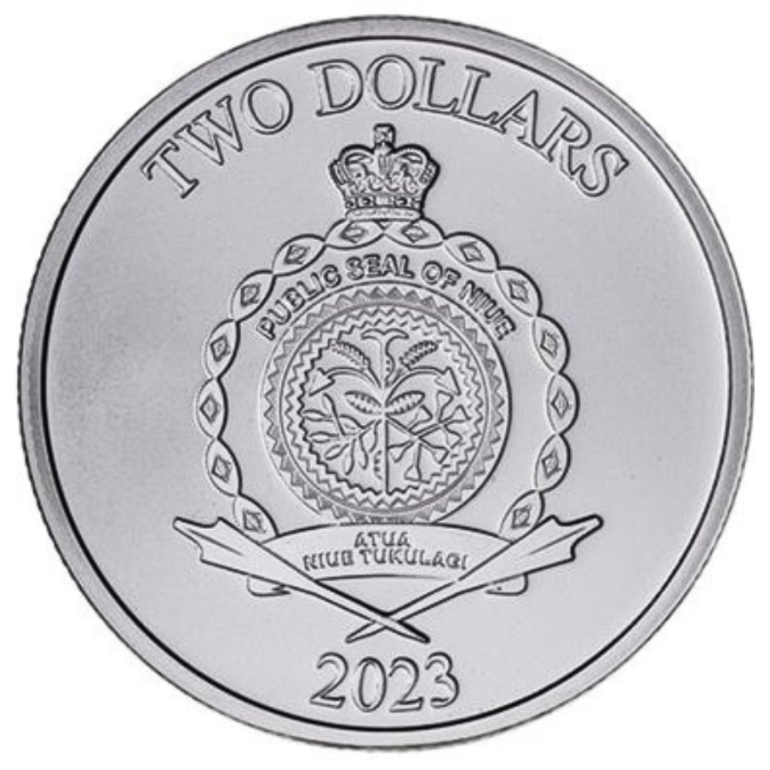 Меч истины - Ниуэ, 2 доллара, 2023 год фото 2