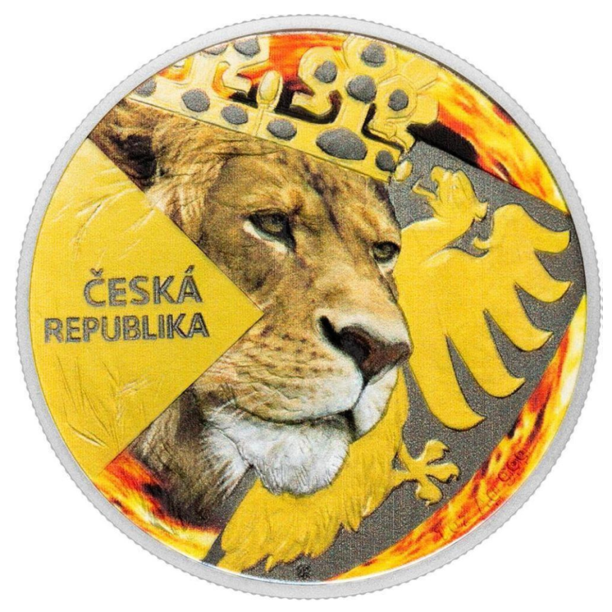 Чешский лев - о.Ниуэ, 2 доллара, 2024 год фото 1