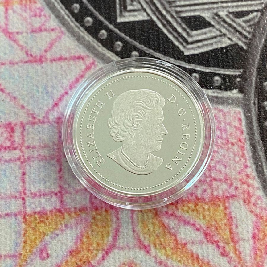 Пчела и улей (тампопечать) - Канада, 3 доллара, 2013 год фото 4