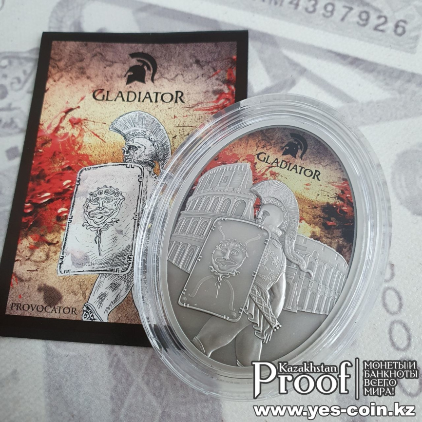 Гладиатор PROVOCATOR - Фиджи, 10 долларов, 2013 год фото 2