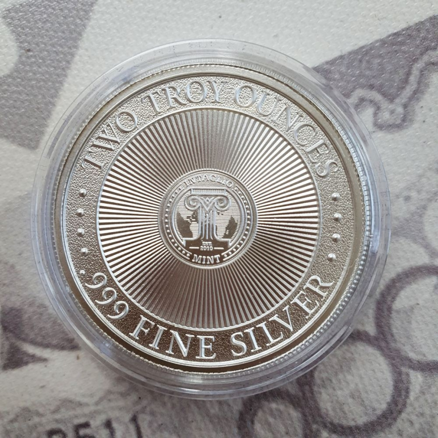 INTAGLIO MINT 2oz - Molon Labe (молон лабе) тип 2 фото 4