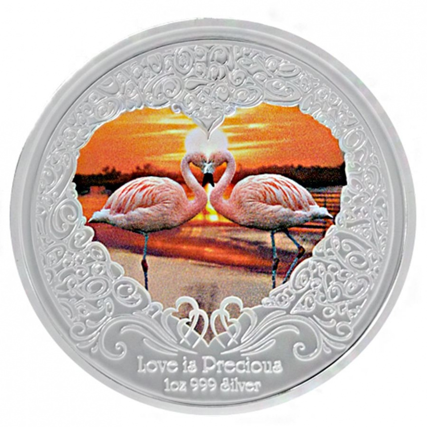 Любовь драгоценна, 1 доллар, о. Ниуэ фото 1