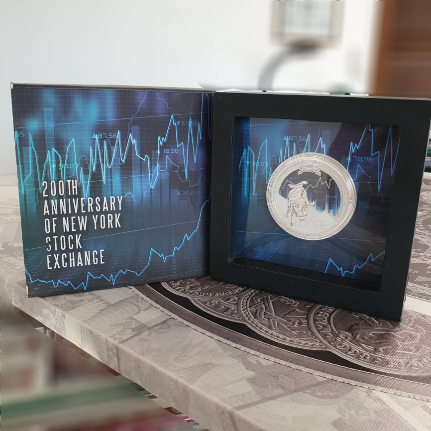 200 лет NYSE | 1000 франков | Камерун | 2017 год фото 5