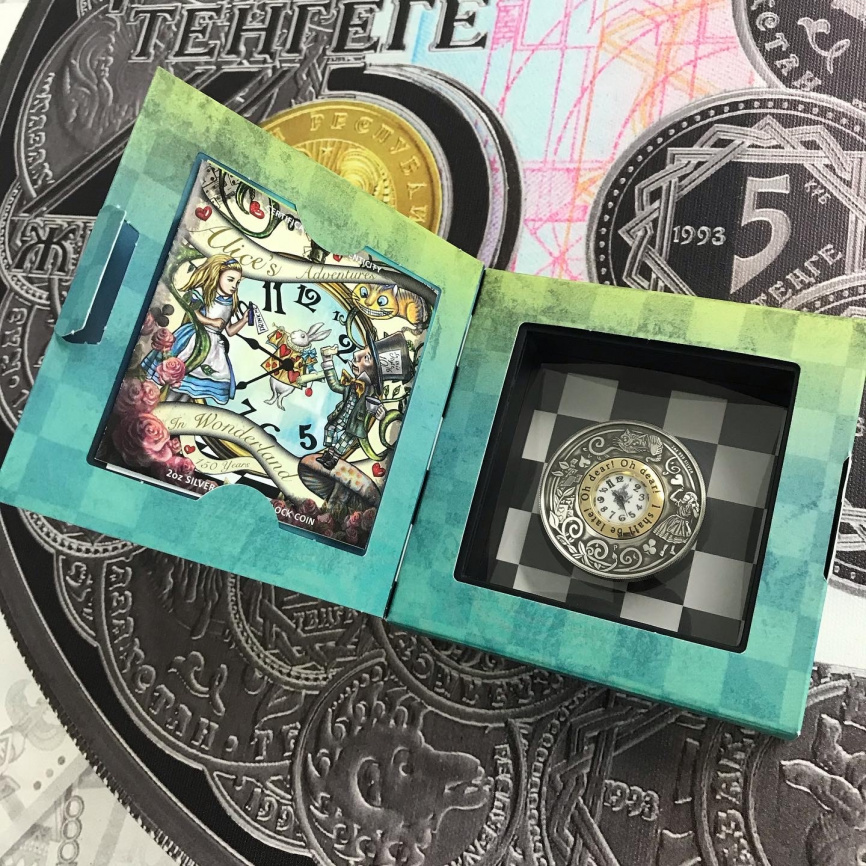 Алиса в стране чудес - 2 oz, Тувалу, 2015 год фото 5