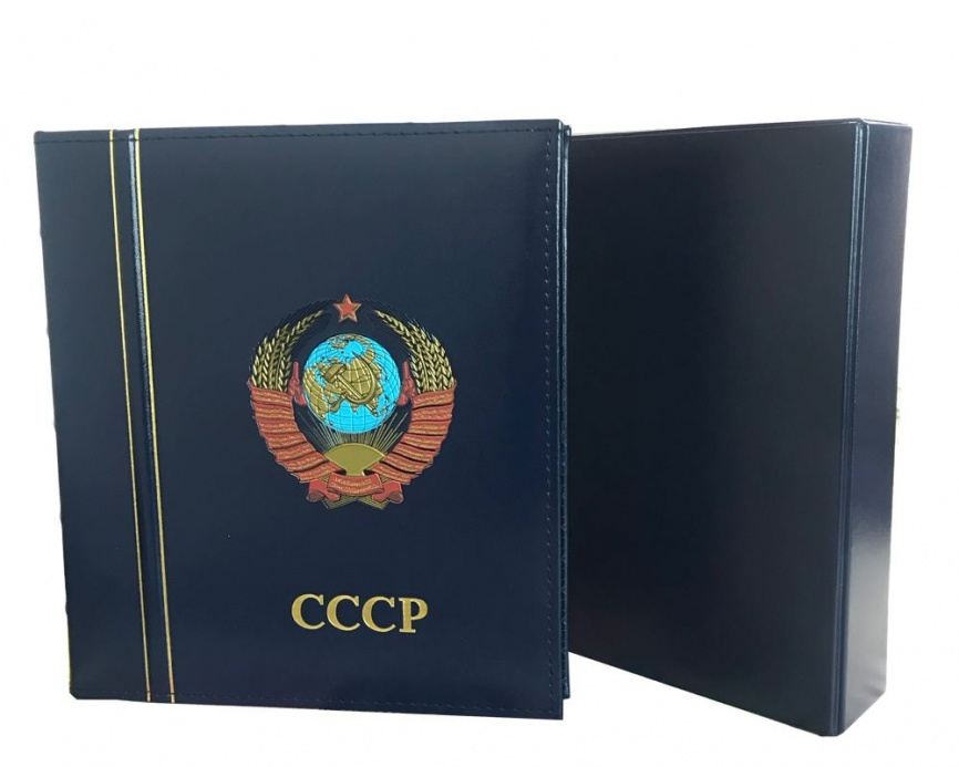 Альбом для монет СССР + чехол (пустой) - Leuchtturm фото 1