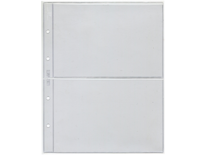 Лист для банкнот на 2 ячейки (формат Numis) фото 2