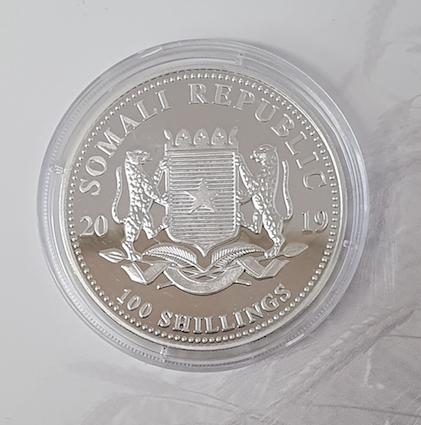 Леопард, Африканский дикий мир - Республика Сомали, 1 доллар, 2019 год фото 3