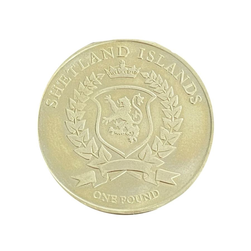 Орел Aquila fasciata - Шетландские острова, 1 фунт, 2018 год фото 2