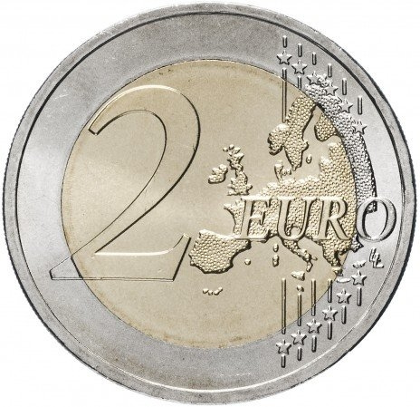 20 лет формирования Вишеградской группы - 2 евро, Словакия, 2011 год фото 2