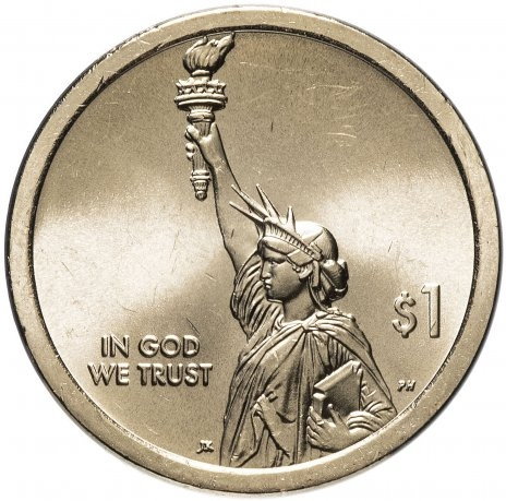 Американские инновации "Первый патент" - 1 доллар, 2018 год, США фото 2