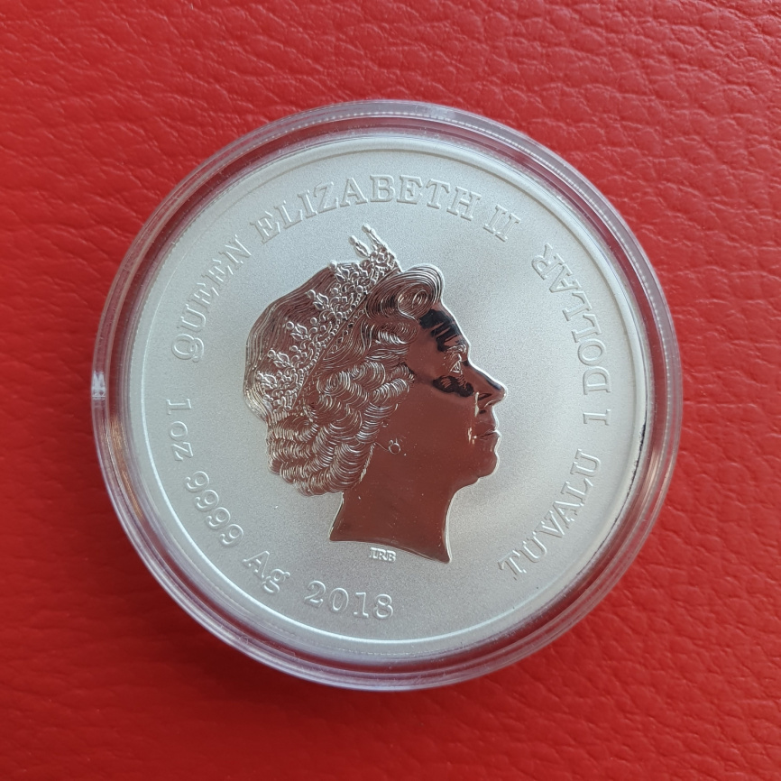 THOR (Тор) серия MARVEL - 1 доллар, Тувалу, 2018 год фото 3