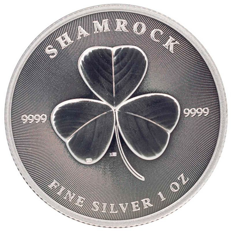 Трилистник (клевер) - о.Ниуэ, 2 доллара, 2022 год фото 1