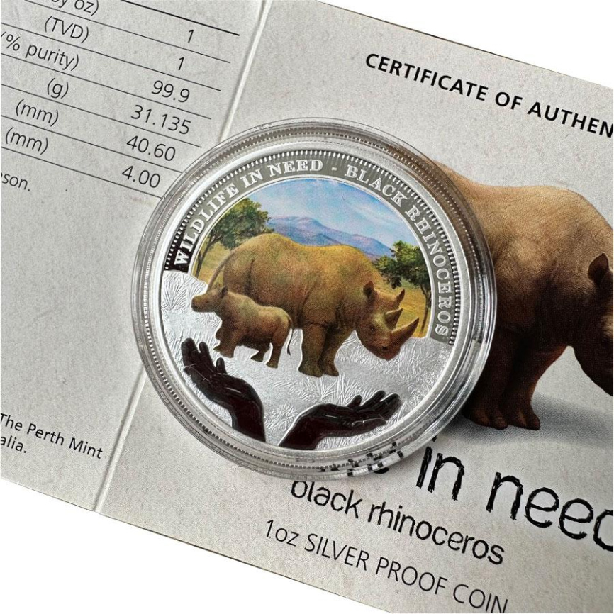 Черный носорог, Дикая природа в беде - Тувалу, 2012 год фото 2