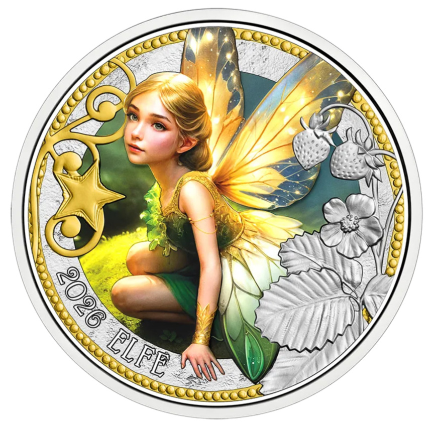 Фея (Эльф). Мифические существа - Австрия, 3 евро 2026 фото 1