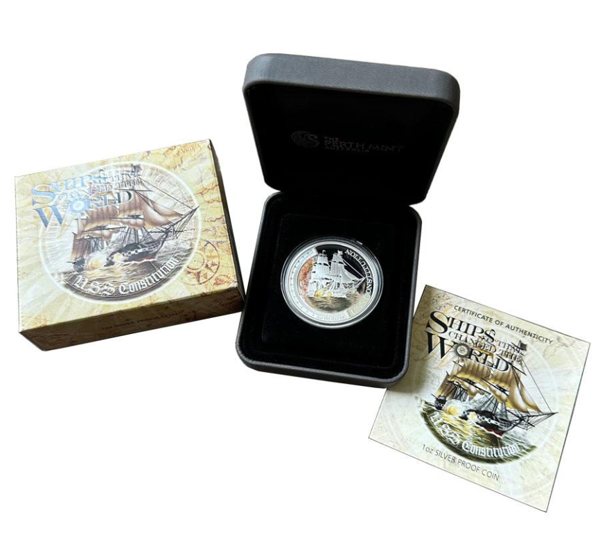 Конституция (USS CONSTITUTION), Корабли изменившие мир - Тувалу, 2012 год фото 4