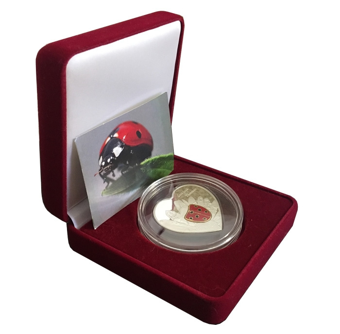 Божья коровка - Удача и процветание, 5 долларов, Палау фото 3