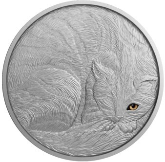 Кошка (Кот), 5 долларов, о. Ниуэ, 2016 год фото 1