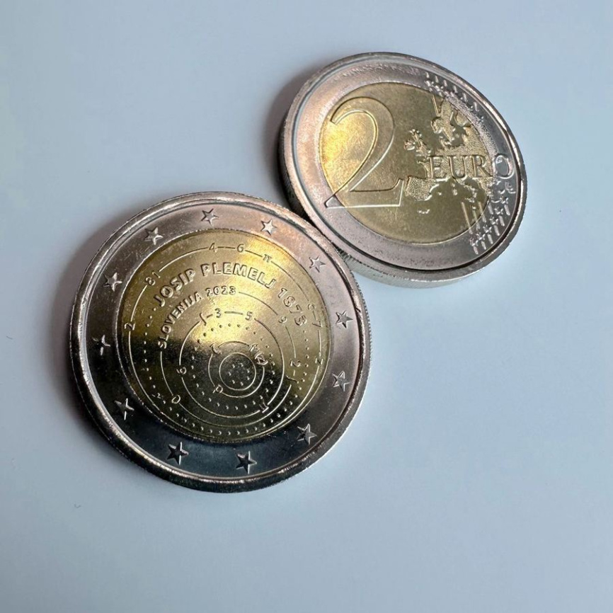 2 евро Словения 2023 - 150 лет со дня рождения Йосипа Племеля фото 3