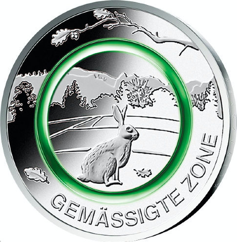 Умеренная зона - серия "Климатические зоны", 5 евро, Германия фото 1
