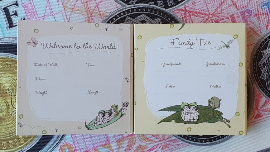 Три малыша Snugglepot and cuddlepie - монета в альбоме для новорожденного фото 5