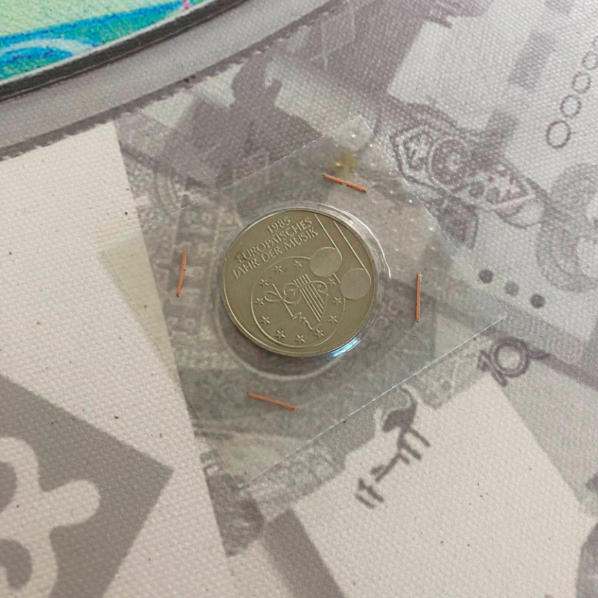 5 марок 1985 год ФРГ - Европейский год музыки фото 3