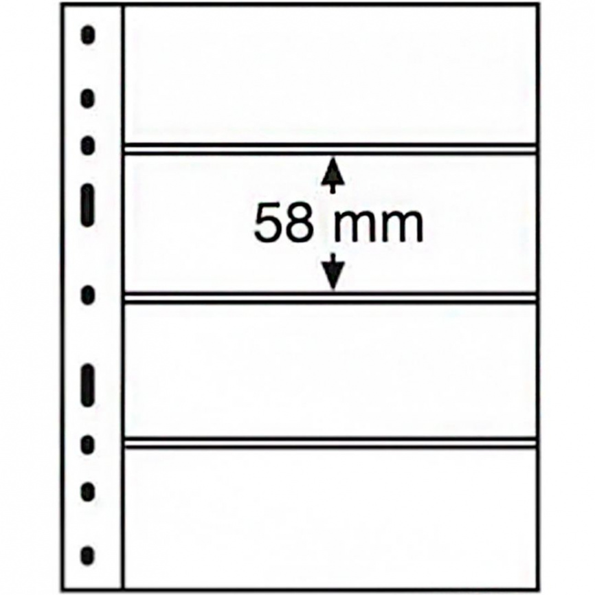 Лист для банкнот на 4 ячейки - OPTIMA 4C фото 1