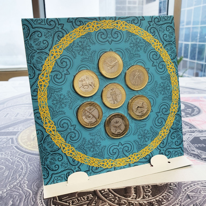 Набор "жеты Казына" в капсульном альбоме фото 2