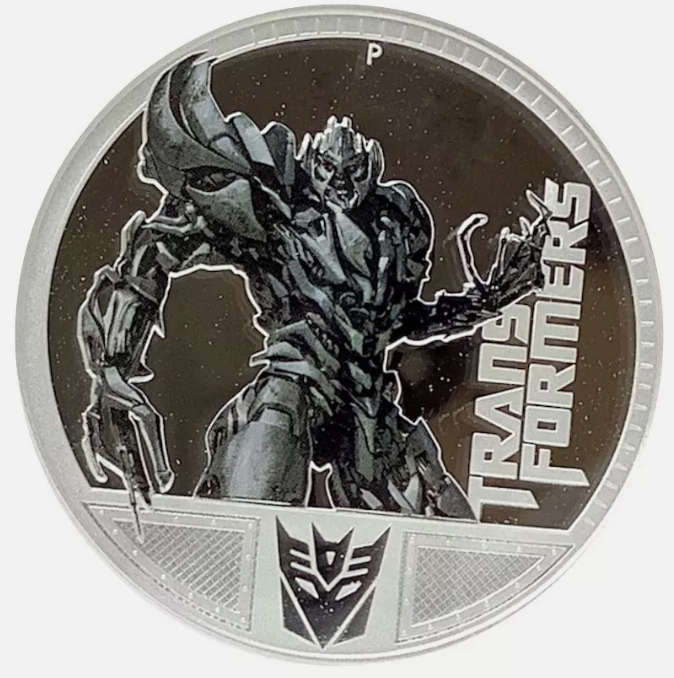 Трансформер Мегатрон - Тувалу, 1 доллар, 2009 год фото 2