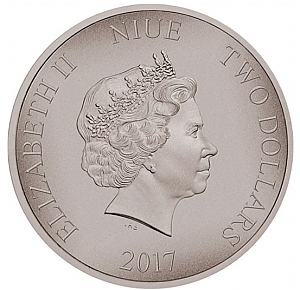 Монголы - Воины истории, 2 доллара, о. Ниуэ фото 2