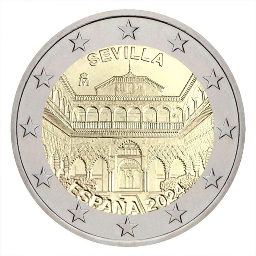 2 евро Испания 2024 - Севильский собор фото 1